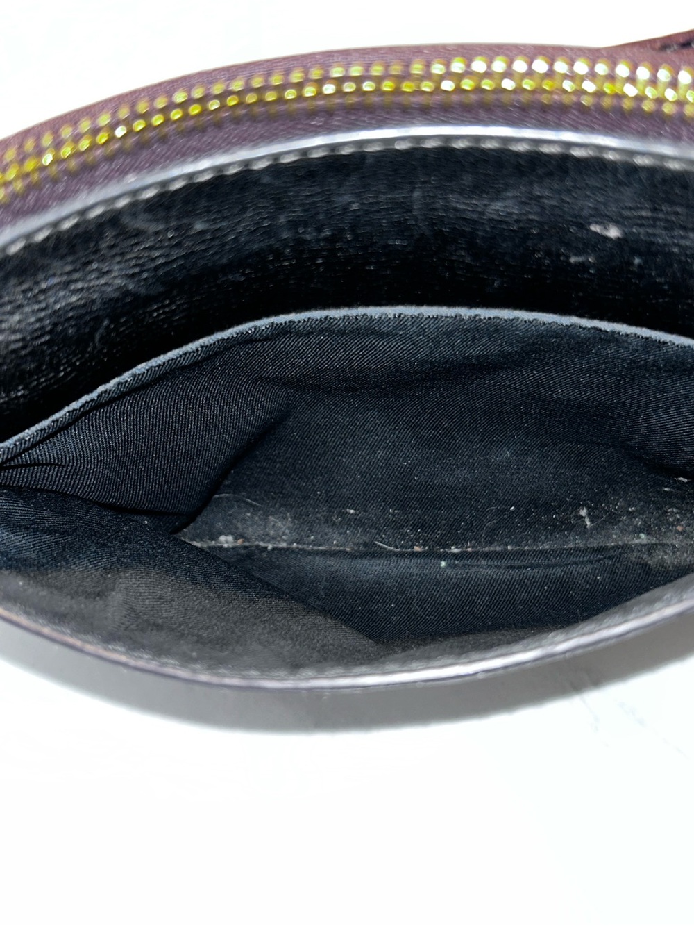 Fossil Black Leather Crossbody with Gold Accents - Picture 6 of 8